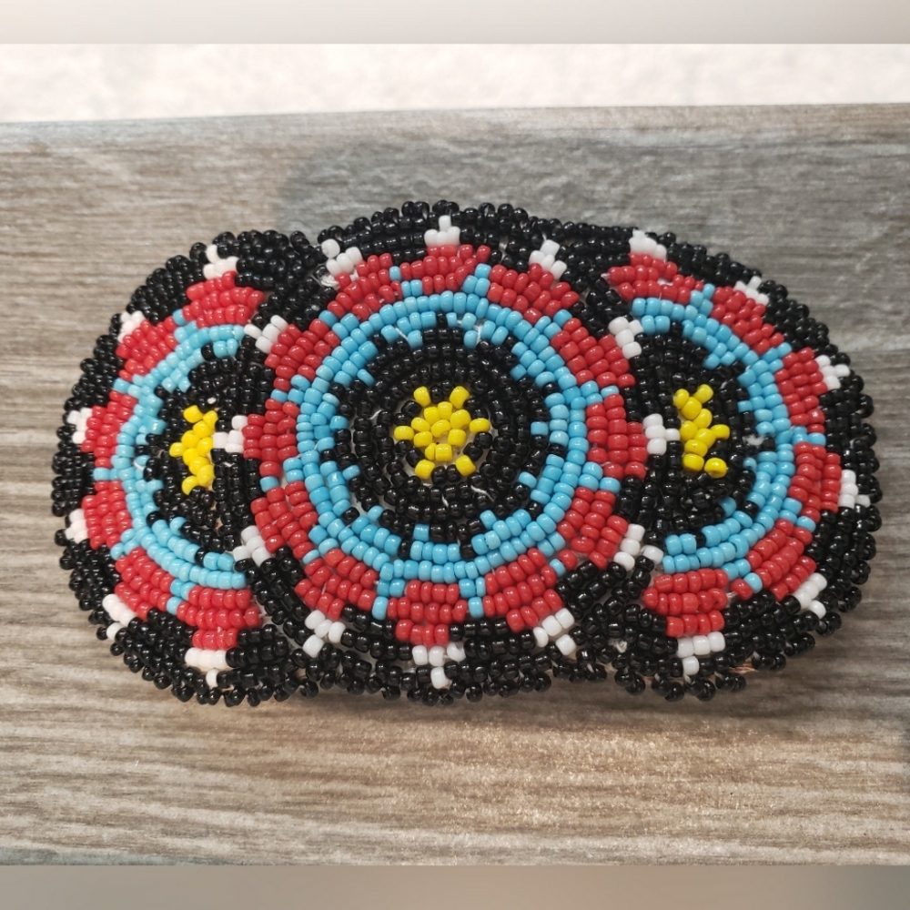 Native American Style Beaded Barrette